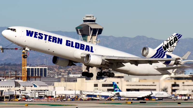 Photo of N542KD - Western Global Airlines McDonnell Douglas MD-11F at LAX on AeroXplorer Aviation Database