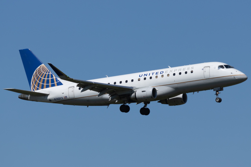 Photo of N749YX - United Express Embraer E175 at PIT on AeroXplorer Aviation Database