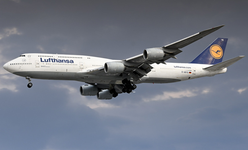 Photo of D-ABYD - Lufthansa Boeing 747-8i at MEX on AeroXplorer Aviation Database