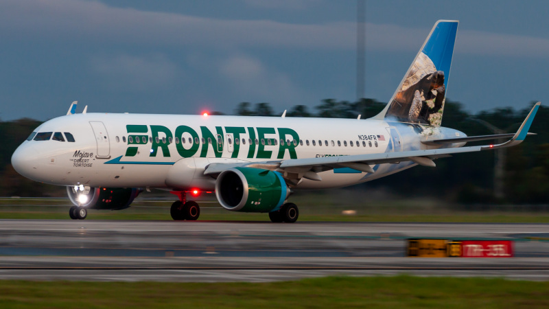 N384FR) Frontier Airlines Airbus A320NEO by Peter Cuthbert | AeroXplorer  Photo Database