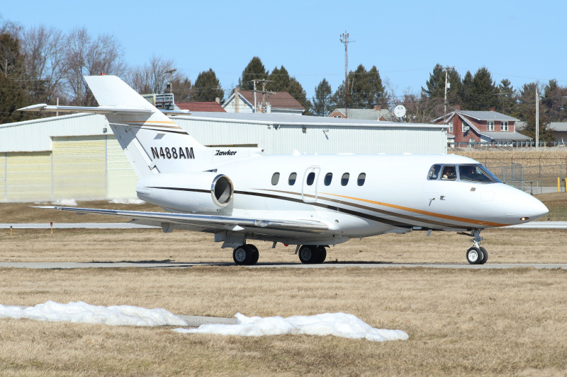 Photo of N488AM - PRIVATE Beechcraft Hawker 800XP at THV on AeroXplorer Aviation Database