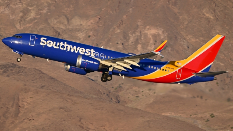 Photo of N8897K - Southwest Airlines Boeing 737 MAX 8 at KRNO on AeroXplorer Aviation Database