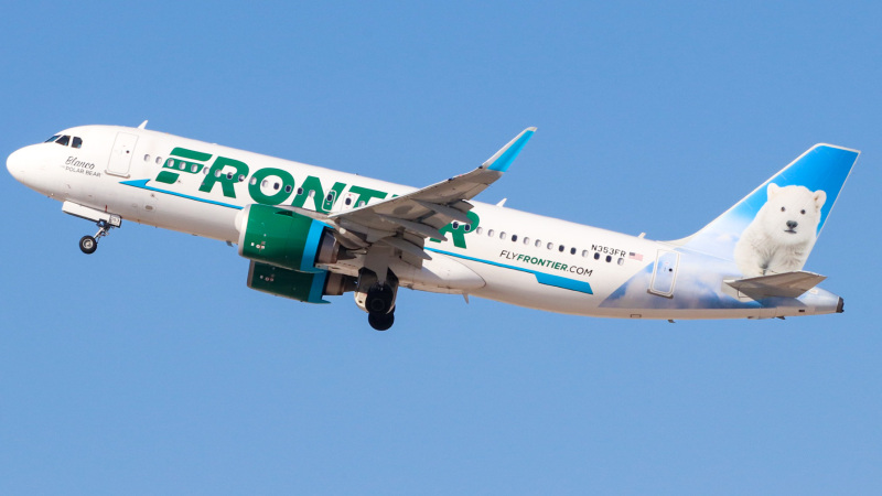 Photo of N353FR - Frontier Airlines Airbus A320NEO at LAS on AeroXplorer Aviation Database