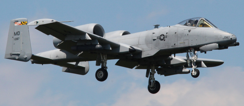 Photo of 79-0087 - USAF - United States Air Force Fairchild A-10 Thunderbolt at MTN on AeroXplorer Aviation Database