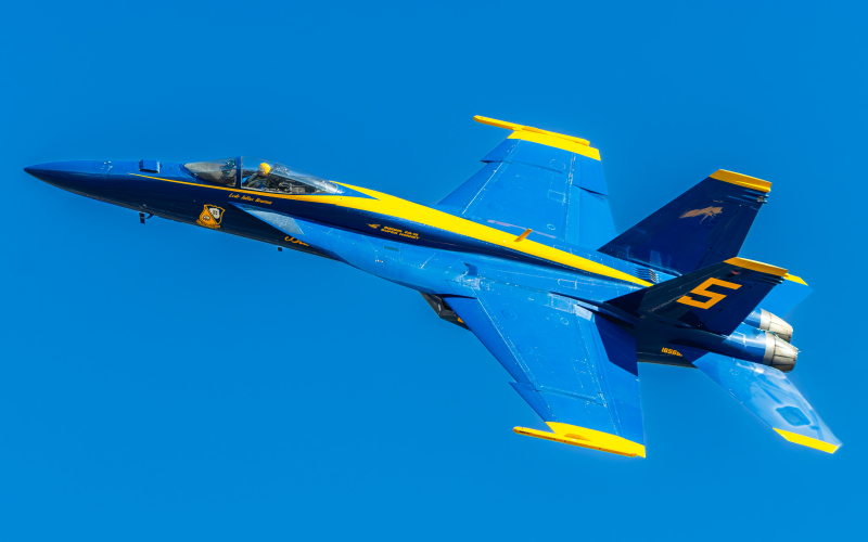 Photo of 165661 - Blue Angels Boeing F/A-18E/F Super Hornet at MMV on AeroXplorer Aviation Database