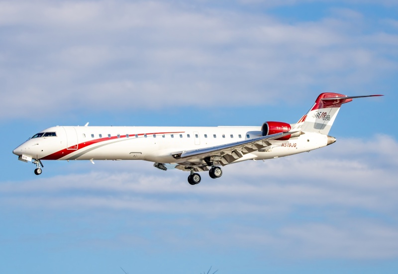 Photo of N519JG - PRIVATE Mitsubishi CRJ-700 at PHL on AeroXplorer Aviation Database