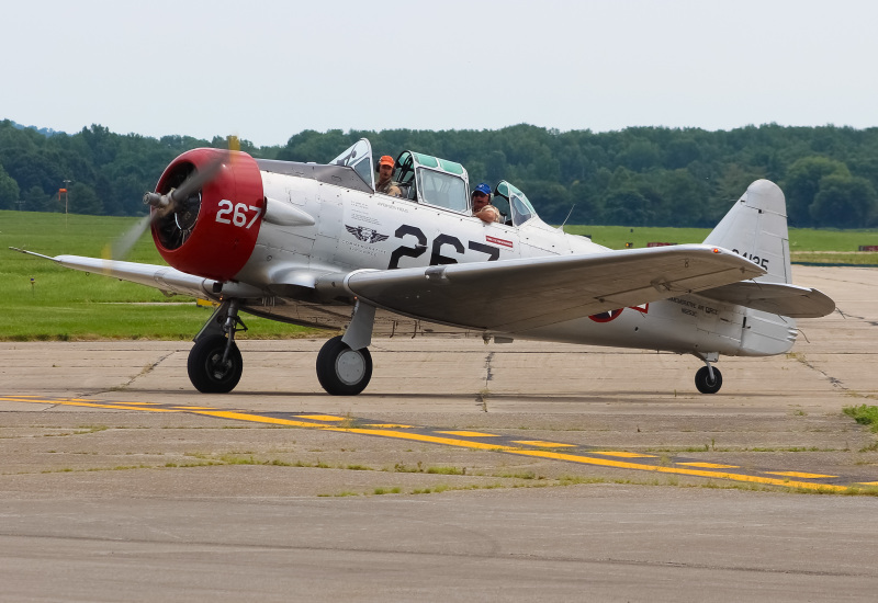 Photo of N6253C - PRIVATE North American T-6 Texan at LUK on AeroXplorer Aviation Database