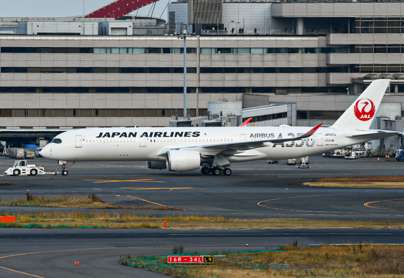 Photo of JA02XJ - Japan Airlines Airbus A350-900 at HND on AeroXplorer Aviation Database