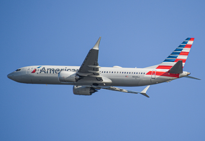Photo of N326SJ - American Airlines Boeing 737 MAX 8 at BOS on AeroXplorer Aviation Database