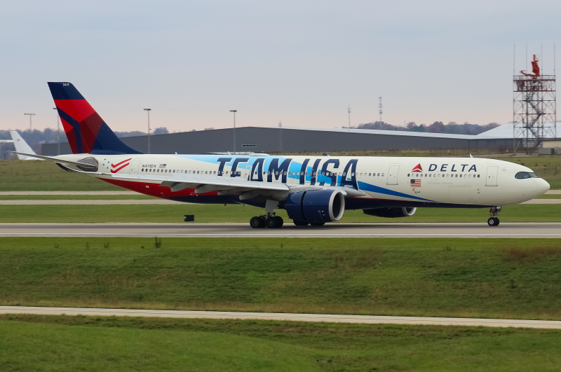 Photo of N411DX - Delta Airlines Airbus A330-900 at CVG on AeroXplorer Aviation Database