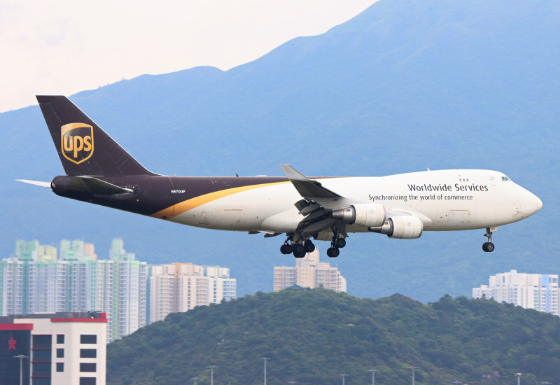 Photo of N570UP - United Parcel Service Boeing 747-400F at HKG on AeroXplorer Aviation Database