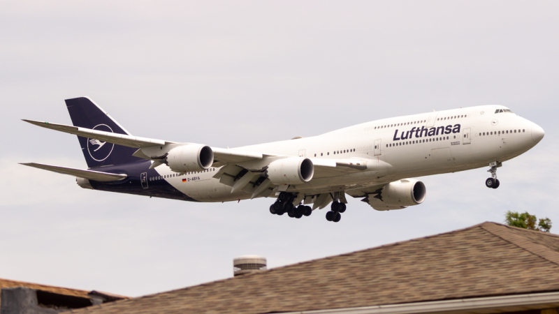 Photo of D-ABYA - Lufthansa Boeing 747-8 at JFK on AeroXplorer Aviation Database