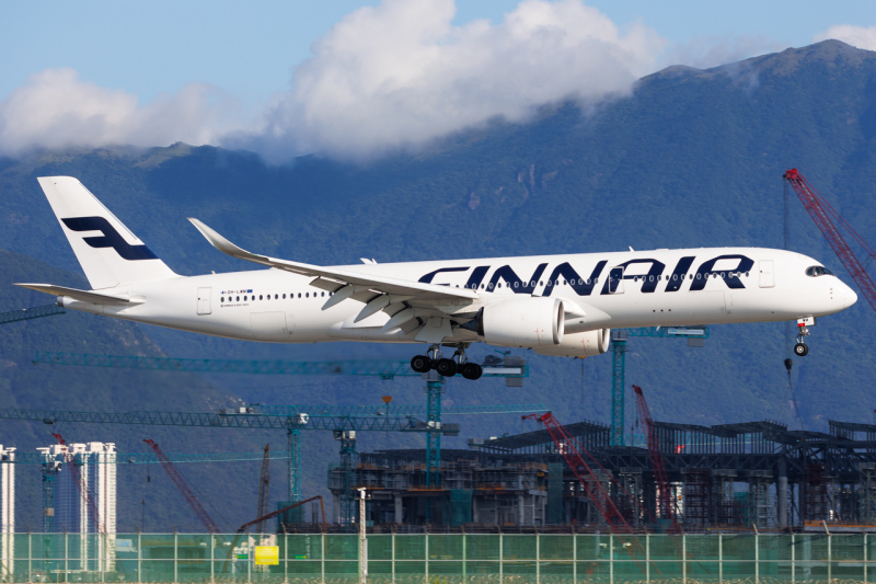 Photo of OH-LWM - Finnair Airbus A350-900 at HKG on AeroXplorer Aviation Database