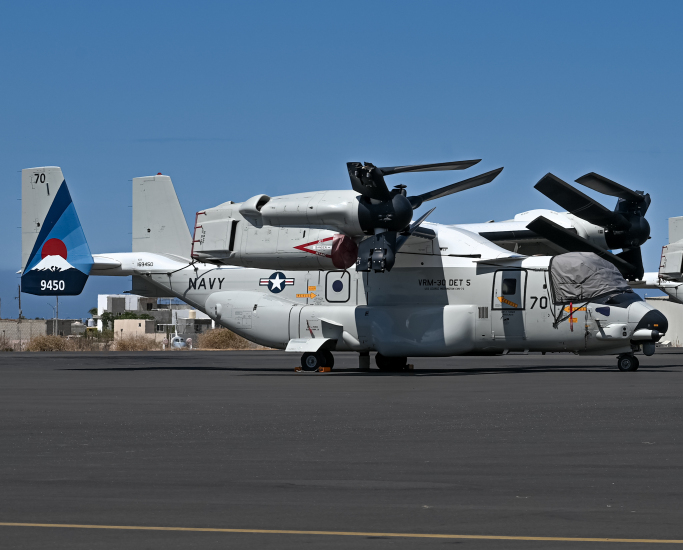 Photo of 169450 - USN - United States Navy Bell Boeing CMV-22B Osprey at CSL on AeroXplorer Aviation Database