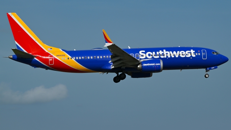 Photo of N8808Q - Southwest Airlines Boeing 737 MAX 8 at MCO on AeroXplorer Aviation Database