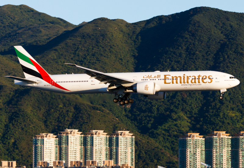 Photo of A6-ECO - Emirates Boeing 777-300ER at HKG on AeroXplorer Aviation Database