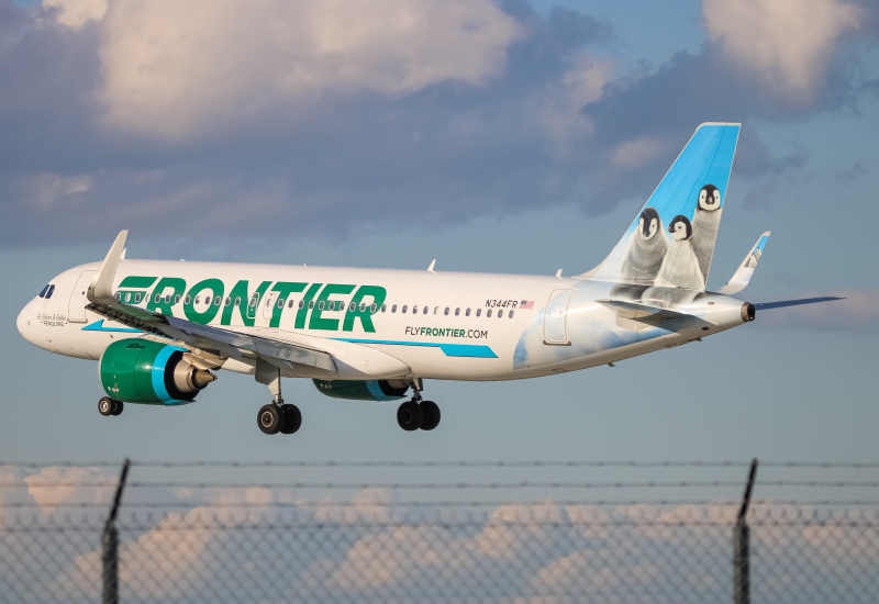 Photo of N344FR - Frontier Airlines Airbus A320NEO at BWI on AeroXplorer Aviation Database
