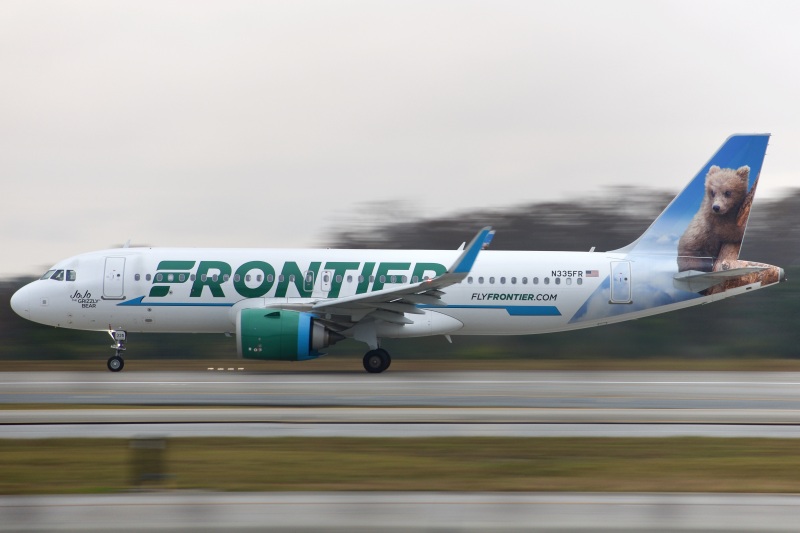 Photo of N335FR - Frontier Airlines Airbus A320NEO at MCO on AeroXplorer Aviation Database