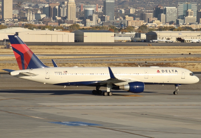 Photo of N553NW - Delta Airlines Boeing 757-200 at SLC on AeroXplorer Aviation Database