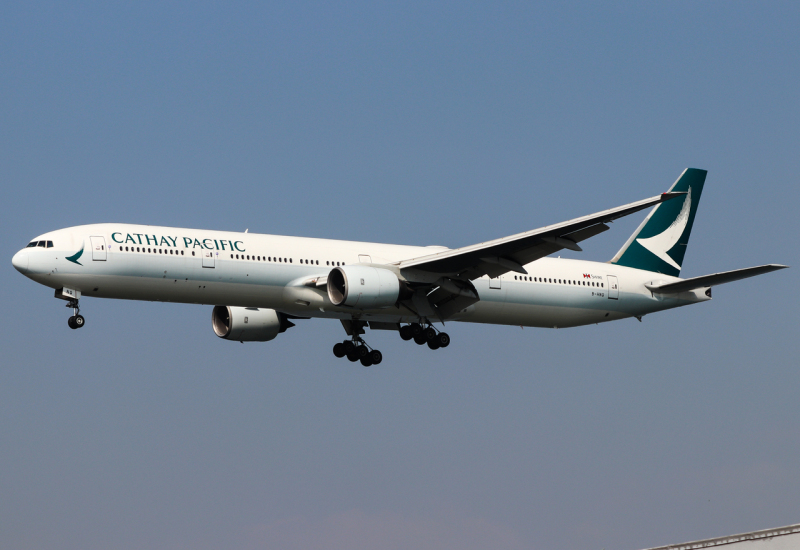 Photo of B-HNQ - Cathay Pacific Boeing 777-300 at HKG on AeroXplorer Aviation Database