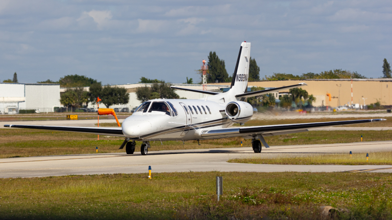 Photo of N982NA - PRIVATE Cessna Citation 550 at APF on AeroXplorer Aviation Database