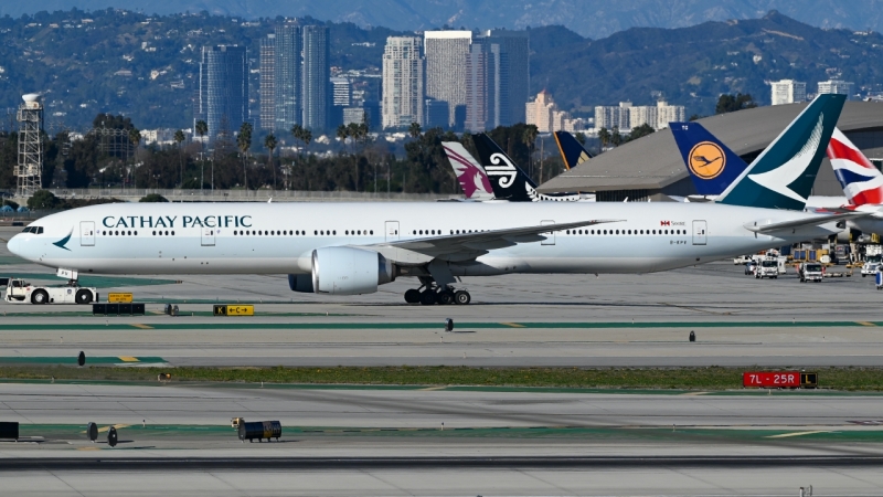 Photo of B-KPV - Cathay Pacific Boeing 777-300 at LAX on AeroXplorer Aviation Database