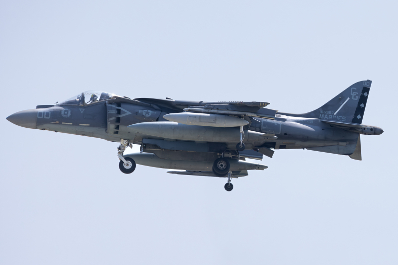 Photo of 165567 - USMC - United States Marine Corp McDonnell Douglas AV-8B Harrier II at OSH on AeroXplorer Aviation Database