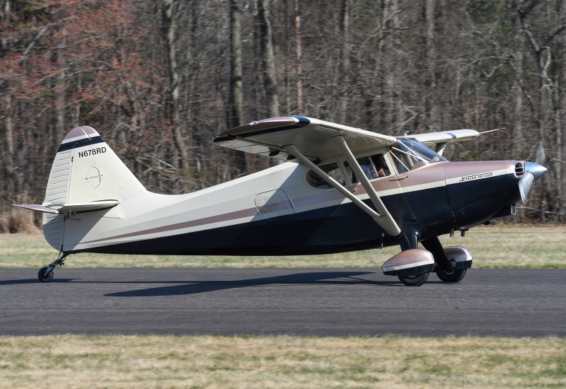 Photo of N678RD - PRIVATE Stinson 108-2 at N14 on AeroXplorer Aviation Database