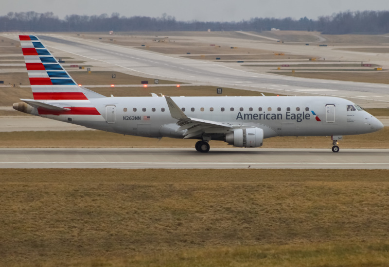 Photo of N263NN - American Eagle Embraer E175 at CVG on AeroXplorer Aviation Database