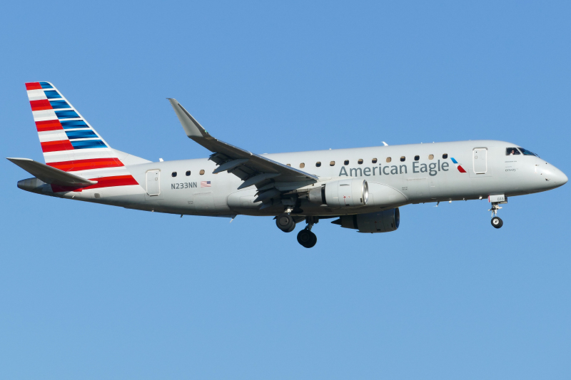 Photo of N233NN - American Eagle Embraer E175 at AUS on AeroXplorer Aviation Database