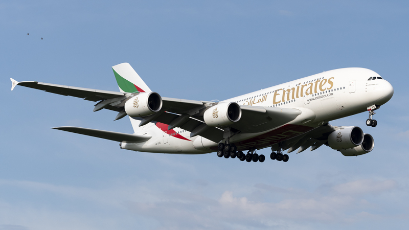 Photo of A6-EVD - Emirates Airbus A380-800 at IAD on AeroXplorer Aviation Database