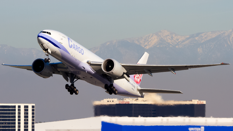 Photo of B-18771 - China Airlines Cargo Boeing 777-F at LAX on AeroXplorer Aviation Database