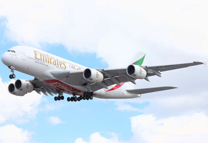 Photo of A6-EVN - Emirates Airbus A380-800 at LHR on AeroXplorer Aviation Database