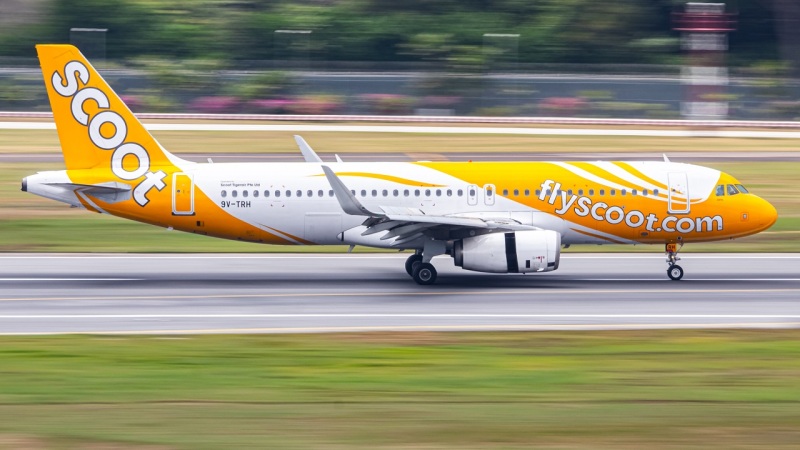 Photo of 9V-TRH - Scoot Airbus A320 at SIN on AeroXplorer Aviation Database