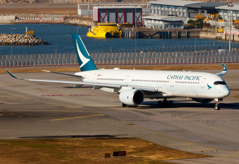 Photo of B-LRF - Cathay Pacific Airbus A350-900 at HKG on AeroXplorer Aviation Database
