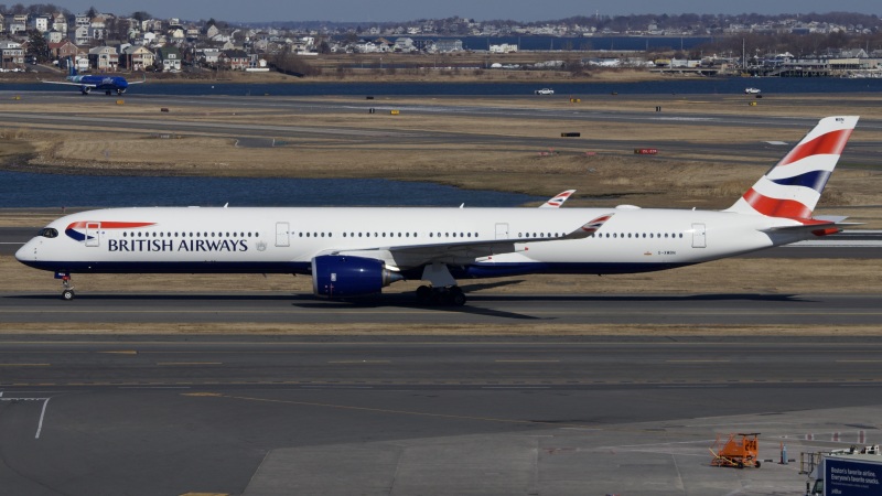 Photo of G-XWBN - British Airways Airbus A350-1000 at BOS on AeroXplorer Aviation Database