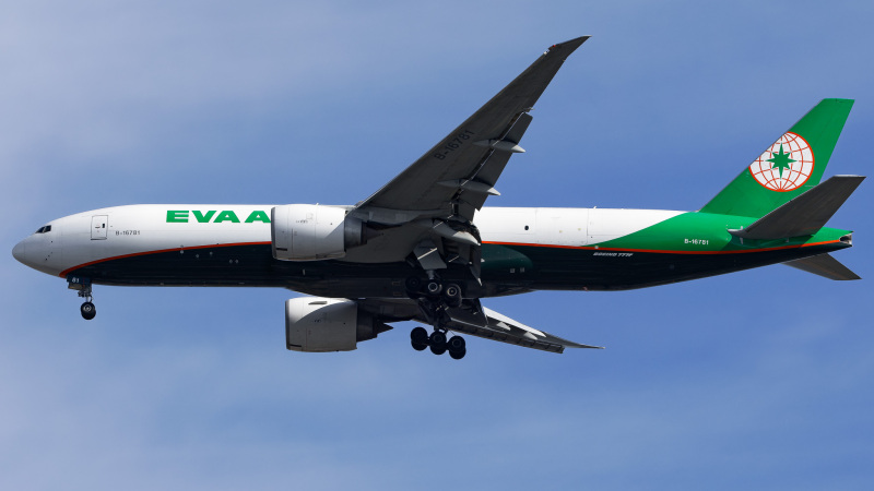 Photo of B-16781 - EVA Air Cargo Boeing 777-F at JFK on AeroXplorer Aviation Database