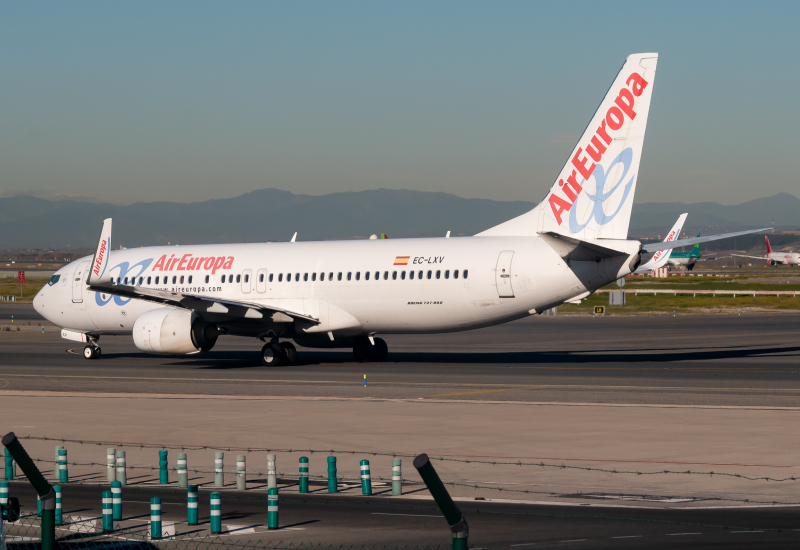 Photo of EC-LXV - Air Europa Boeing 737-800 at MAD on AeroXplorer Aviation Database