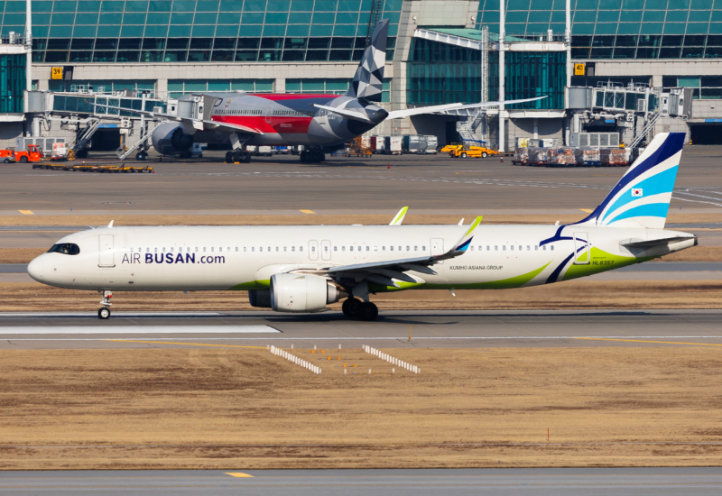 Photo of HL8357 - Air Busan Airbus A321NEO at ICN on AeroXplorer Aviation Database