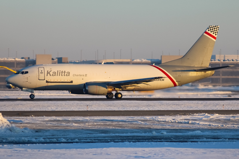 Photo of N337CK - Kalitta Charters Boeing 737-300F at CVG on AeroXplorer Aviation Database