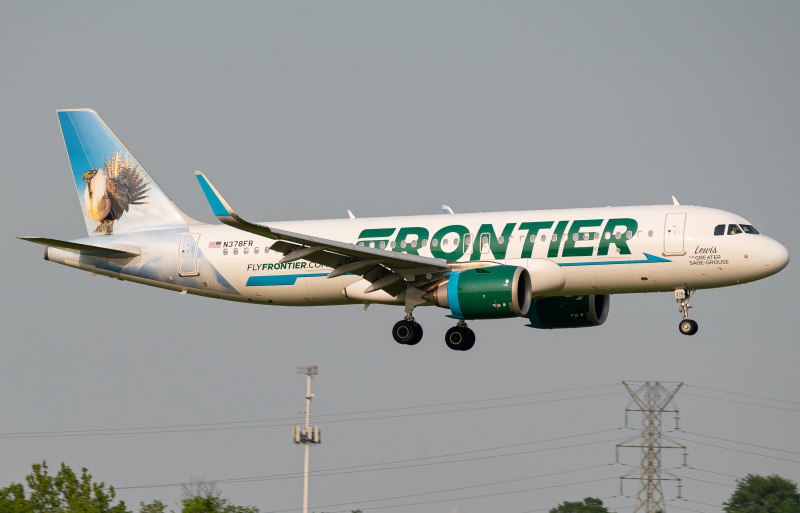 Photo of N378FR - Frontier Airlines Airbus A320NEO at CVG on AeroXplorer Aviation Database