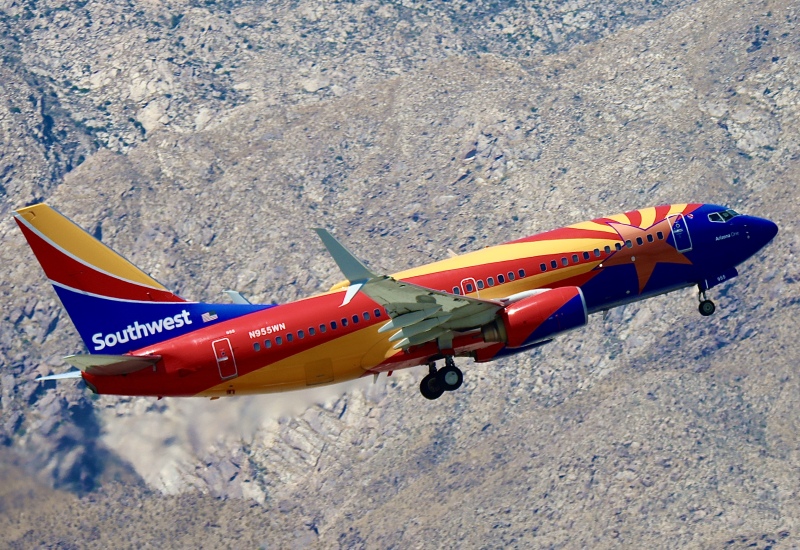 Photo of N955WN - Southwest Airlines Boeing 737-700 at PSP on AeroXplorer Aviation Database