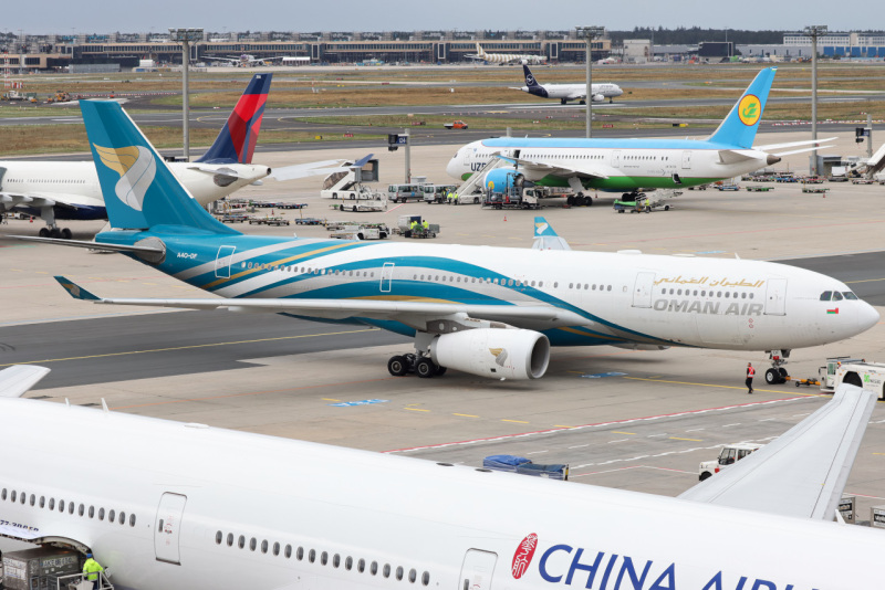 Photo of A4O-DF - Oman Air Airbus A330-300 at FRA on AeroXplorer Aviation Database