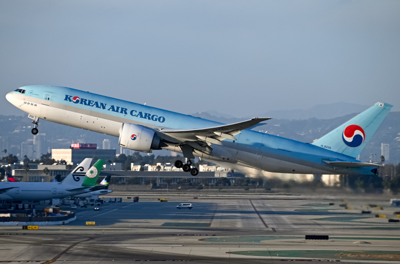 Photo of HL8226 - Korean Air Cargo Boeing 777-F at LAX on AeroXplorer Aviation Database