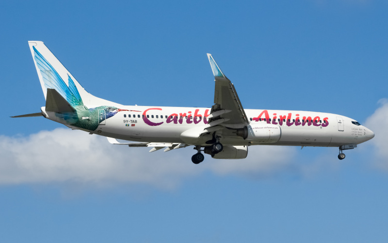 Photo of 9Y-TAB - Caribbean Airlines Boeing 737-8Q8 at JFK on AeroXplorer Aviation Database