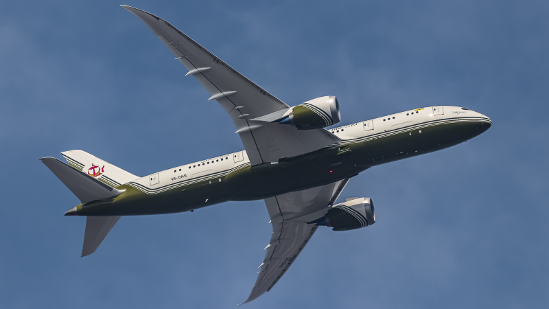 Photo of V8-OAS - Brunei Government Boeing 787-8 at SIN on AeroXplorer Aviation Database