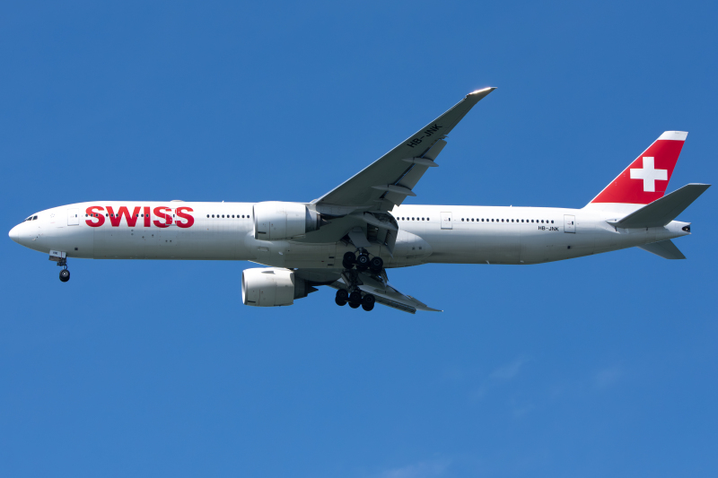 Photo of HB-JNK - Swiss International Air Lines Boeing 777-300ER at SFO on AeroXplorer Aviation Database