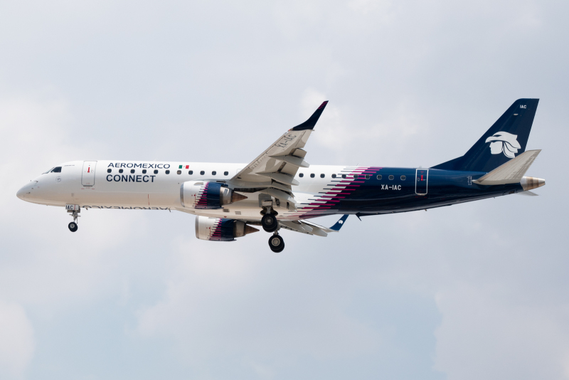 Photo of XA-IAC - Aeromexico Connect Embraer E190 at MEX on AeroXplorer Aviation Database