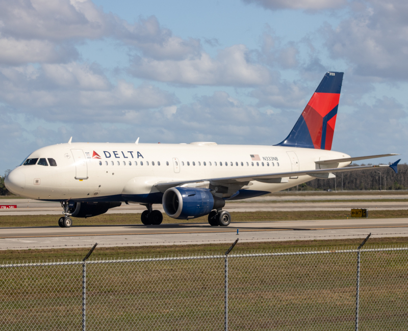 Photo of N333NB - Delta Airlines Airbus A319 at MCO on AeroXplorer Aviation Database