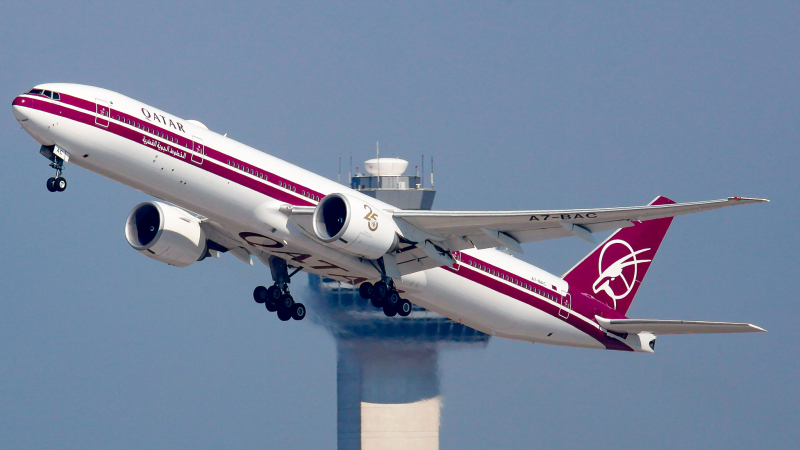 Photo of A7-BAC - Qatar Airways Boeing 777-300ER at JFK on AeroXplorer Aviation Database